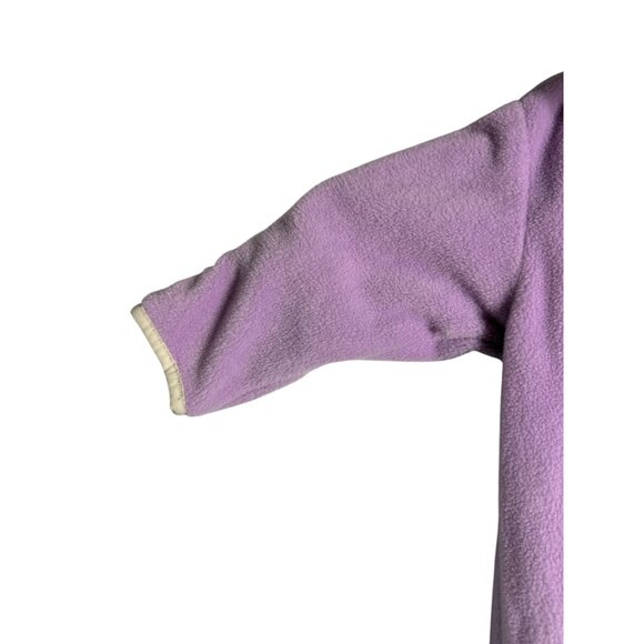 Columbia Infant Tiny bear Purple Fleece Hooded Bunting Suit Full-Zip 6-12 months - Picture 3 of 7